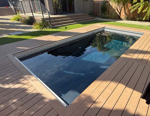 leisure pools from west coast fiberglass pools